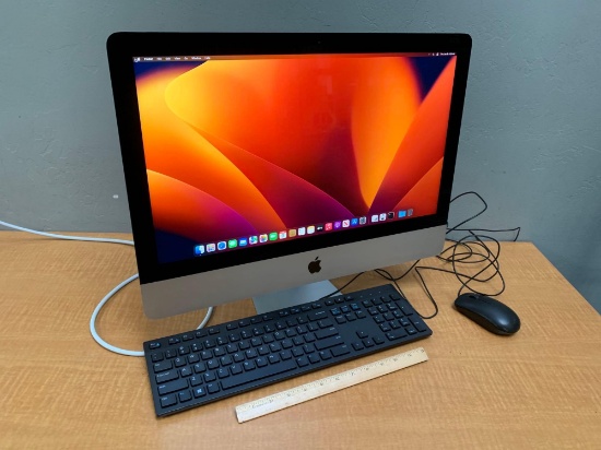 Apple iMac18,2 21.5" Retina 4k Intel i7-7700 3.6GHz 32GB 1TB AMD 4GB Wifi Bt Ventura 13.7.2 - 2017