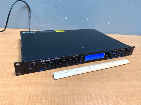 Tascam CD-500B Professional RackMount CD Player MP3 / WAV