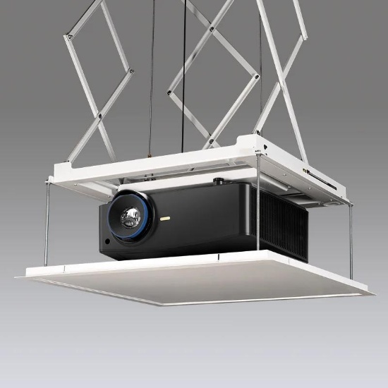 Draper Ceiling Recessed Video Projector Lift with Cover / Scissor Lift SL4-33 - 115V / 4ft Long