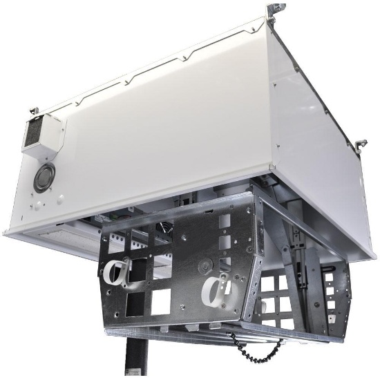 3boxes - FSR Creative Metal Solutions CB-224 2x2 High Capacity Ceiling Box with 4RU Drop-Down Cage