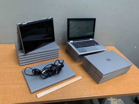 18pcs - Dell Inspiron 11 3000 Series Tablets Intel Pentium N3530 2.16GHz 4GB 500GB Wifi BT NO OS