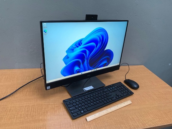 Dell Optiplex 7470 23.8" LCD AIO Intel i7-9700 3.0GHz 8GB DDR4 256GB SSD Wifi Bt HDMI Win 11