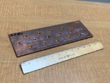 Harger GBI14412A Copper Ground Bus Bar 12