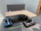 AllSteel Adjustable Height L Shape Desk 72