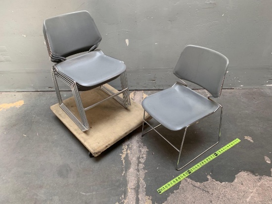 6pcs - KI Matrix Stackable Chairs