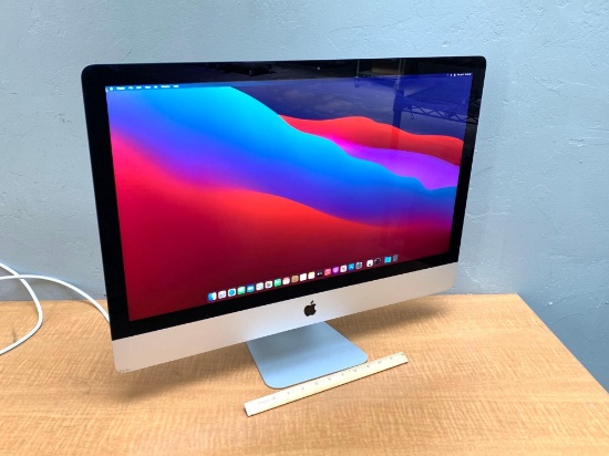 Apple iMac15,1 27" Retina 5k LCD Intel i5-4690 3.5GHz 16GB DDR3 1TB Flash Radeon 4GB Big Sur - 2014