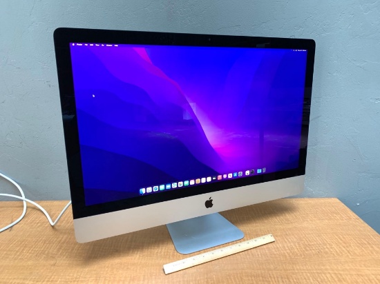 Apple iMac15,1 27" Retina 5k Intel i7-6700k 4.0GHz 32GB DDR3 2TB Fusio Radeon 2GB Monterey - 2015
