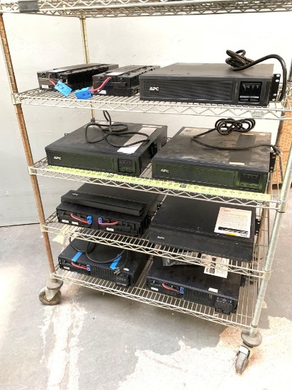 7pcs - APC Smart UPS's SMX1500RM2UC 1500VA & Battery Packs SM48RMBP2US