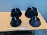 4pcs - BeckMan Coulter Fixed Angle Centrifuge Rotors JA-10 / JA-14 / JA-20