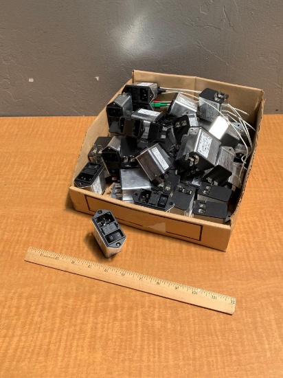 35pcs - Schurter DD12.9121.111 Power Entry Modules with Filter & Fuse Holder