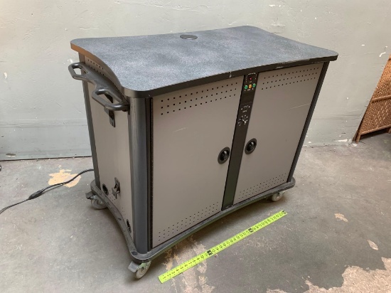 Spectrum 55177IDSR LT24 Rolling Laptop Storage / Charging Cart