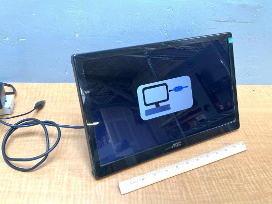 AOC E1659FWU 15.6" Ultra Slim Portable USB LED Monitor