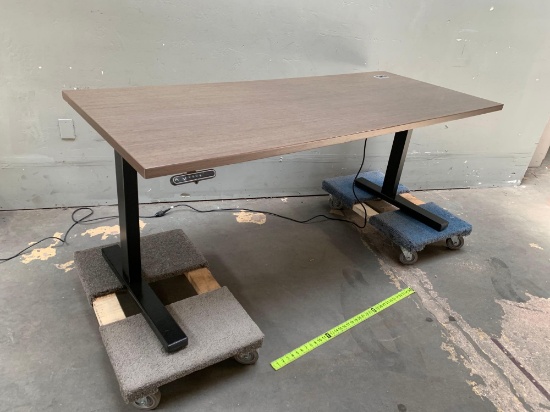 Linak Adjustable Height Table / Sit - Stand Desk 72" x 30"