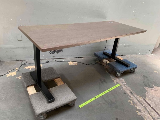 Linak Adjustable Height Table / Sit - Stand Desk 72" x 30"