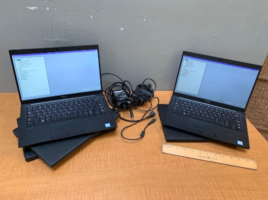 5pcs - Dell Latitude 7380 Laptops Intel i7-7600 2.8GHz 8GB DDR4 256GB Wifi Bt NO OS
