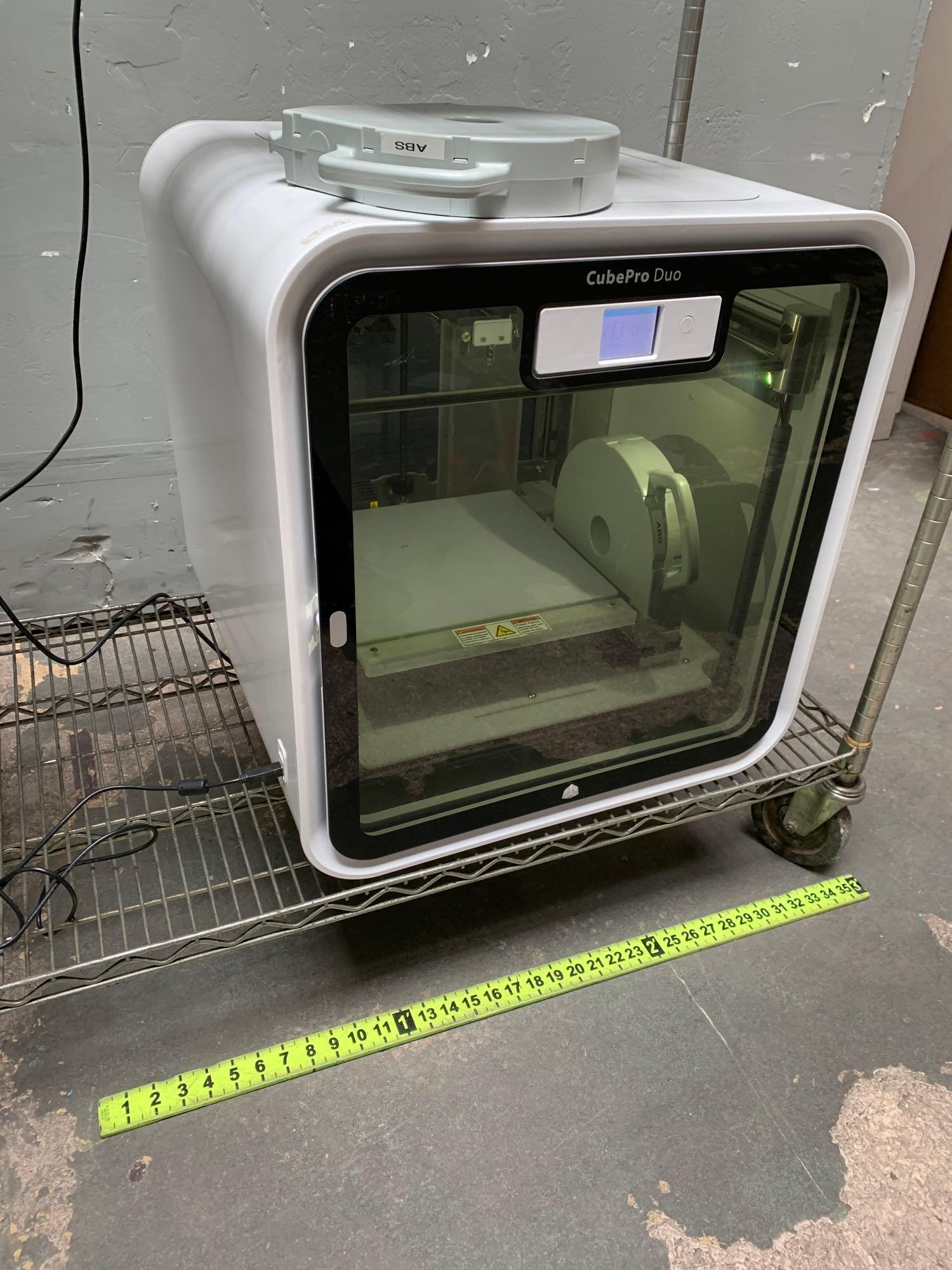 CubePro Duo 3D Printer | Proxibid