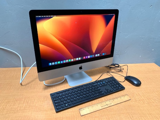 Apple iMac18,1 A1418 AIO Intel i5-7360U 2.3GHz 8GB DDR4 251GB SSD Intel Iris Wifi Bt Ventura - 2017