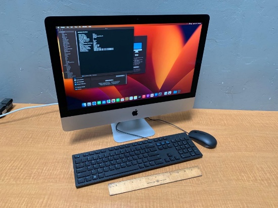 Apple iMac18,1 A1418 AIO Intel i5-7360U 2.3GHz 8GB DDR4 251GB SSD Intel Iris Wifi Bt Ventura - 2017