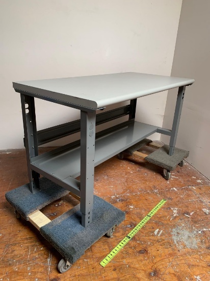 Uline H-1135 Industrial Workbench / Packing Table 60" x 30" x 34"