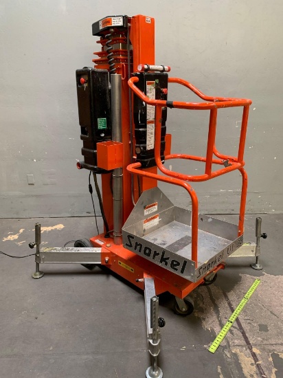 Snorkel UL25A/C Push Around Mast Boom Lift 350lbs Lifting Capacity