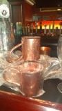 Copper color cup
