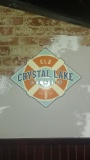 Crystal Lake Brewing sign