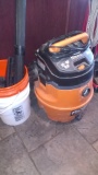 Ridgid commercial wet shop vac with attachments only