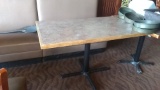 Laminated top 5' x 3' dining room table