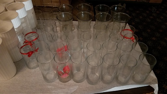 7 1/2 H Glass Vases