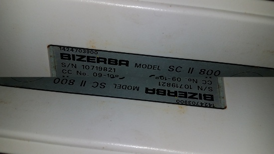 Bizerba Scale 30LBS Model# SC2800