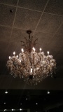 25 Lighted Large Crystal Chandelier