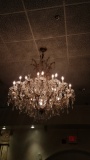 25 Lighted Large Crystal Chandelier