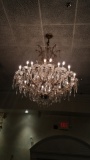 25 Lighted Large Crystal Chandelier