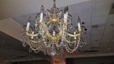 13 Lighted Small Crystal Chandelier