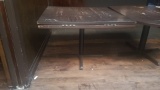 Wooden top dining room table 42
