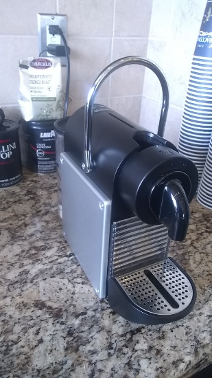 Nespresso table top espresso maker