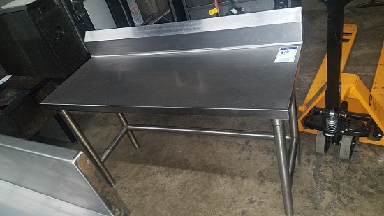 Stainless steel table top