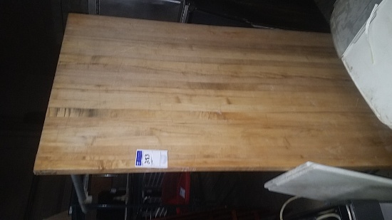 Butcher table