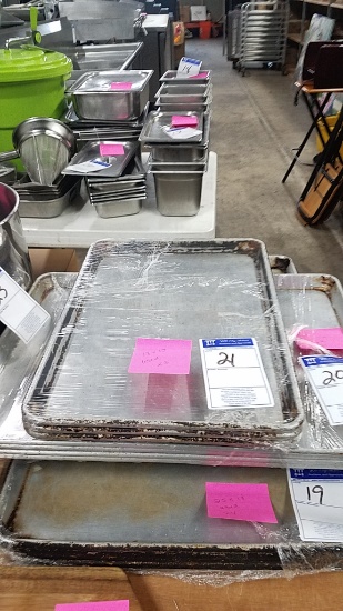 Aluminum Sheet pans 18" x 13"