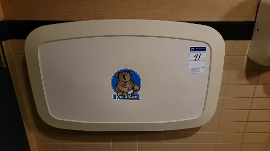 Kola poly baby changing station wall mounted (Men's restroom)