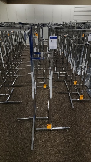 Chrome 4 pole rack