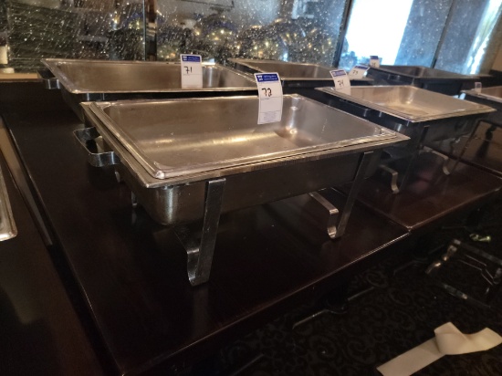 Stainless steel chafers 21" x 13"
