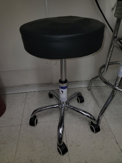 Chrome Adjustable height chair
