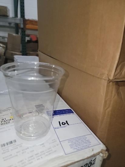 Clear 16oz plastic cups