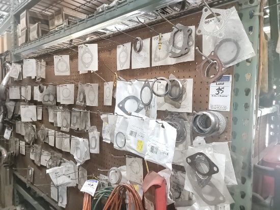Peg board seals inventory