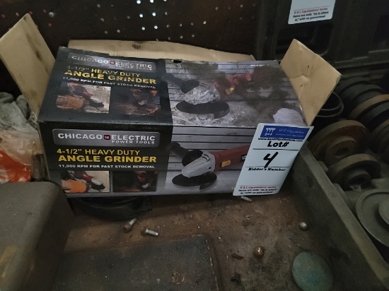 Chicago Electric angle grinder