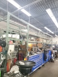 Metal warehouse pallet racking Sold per section