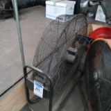 Black floor fan