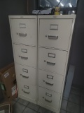 Metal 4 drawer filing cabinets