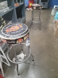 Chrome framed stool